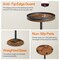 Lightweight Round Accent Table – Sofa, Chair, or Bathtub Companion